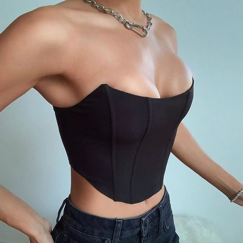 Sleeveless Off Shoulder Corset
