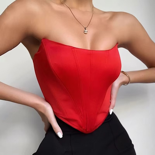 Sleeveless Off Shoulder Corset